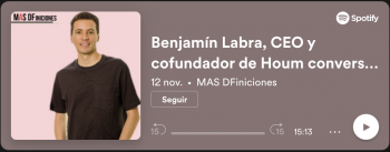 Benjamín Labra, CEO y cofundador de Houm conversa con Mateo Navas los detalles del levantamiento de capital por US$ 35 millones