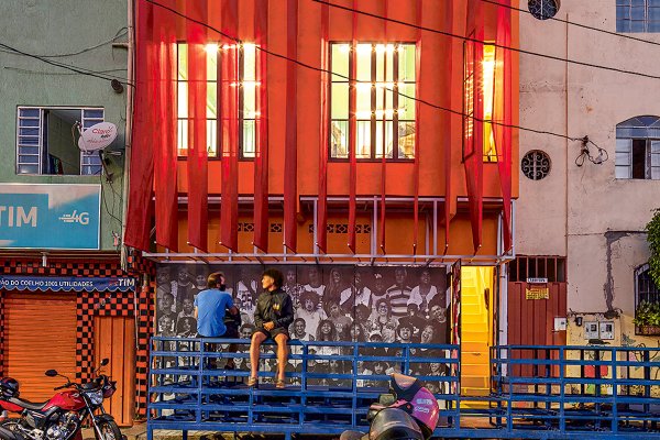 La construcción en una favela que se coronó en concurso de arquitectura